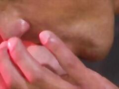 Exotic sweet with a dazzling body plays with a dildo in both of her holes
