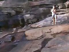Wet Lesbians on the Waterfall