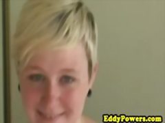 Vintage shorthair babe POV anal creampie