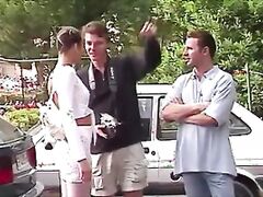 Wanda Enjoys Anal Sex With a Porn Director and his Cameraman