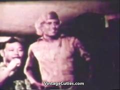 Huge Cock Fucking Asian Pussy in Bangkok (1960s Vintage)